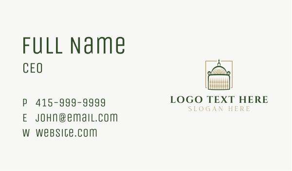 Oriental Palace Dome Business Card Design Image Preview