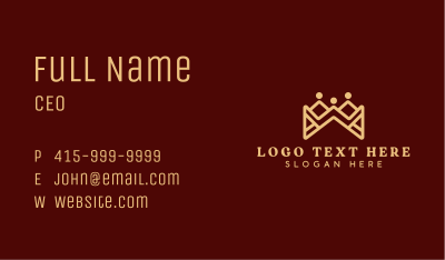 Gold Crown Boutique Business Card Image Preview