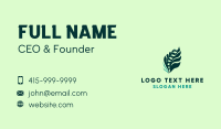 Leaf Spine Bone Business Card Preview