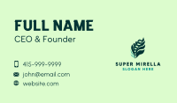 Leaf Spine Bone Business Card Image Preview