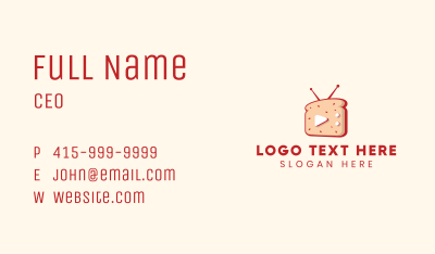 Television Media Sandwich Business Card Image Preview
