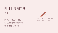 Hipster Classic Letter A Business Card Image Preview