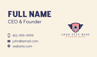 Wing Shield Flag Business Card Image Preview