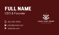 Cowboy Skull Saloon Business Card Preview