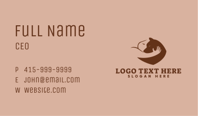 Dog Pet Veterinary Business Card Image Preview