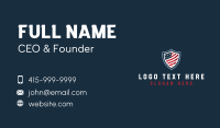 American Patriotic Shield Business Card Image Preview