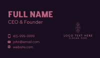 Luxury Floral Boutique Business Card Design