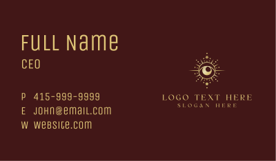 Boho Eye Holistic Healing Business Card Image Preview