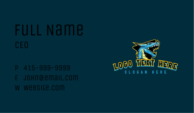 Mythical Dragon Creature Business Card Image Preview