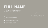 Elegant Thin Wordmark Business Card Image Preview