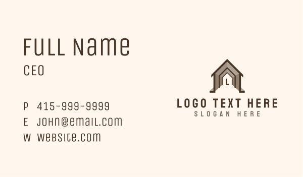 House Architectural Structure Business Card Design Image Preview