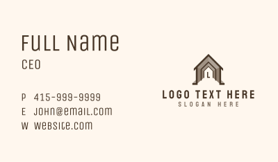 House Architectural Structure Business Card Image Preview