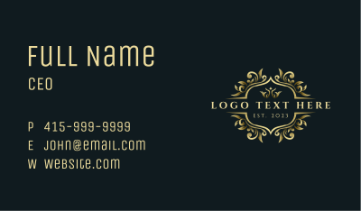 Luxury Crown Royalty Ornamental Business Card Image Preview