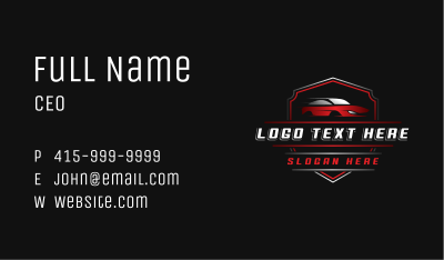 Auto Car Garage Business Card Image Preview