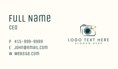 Camera Studio Imaging Business Card Image Preview