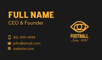 Golden Eye Outline  Business Card Image Preview