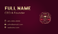 Skull Venom Cobra  Business Card Design