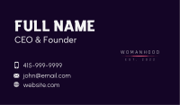 Cyber Technology Wordmark Business Card Image Preview