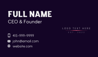 Cyber Technology Wordmark Business Card Image Preview