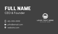White Raccoon Stone Business Card Preview