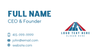 Aviation Airline Triangle Business Card Design