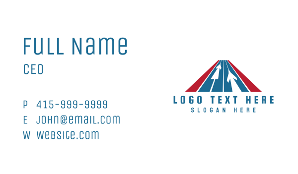 Aviation Airline Triangle Business Card Design Image Preview