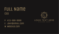 Simple Geometric Letter Business Card Image Preview