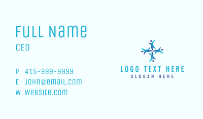 Nonprofit Charity Volunteer Business Card Image Preview