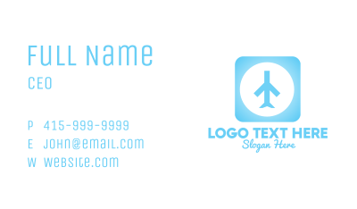 Blue Plane App Business Card