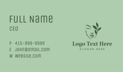 Natural Face Beauty  Business Card Image Preview