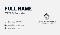 Fancy Classic Badge Lettermark Business Card Image Preview