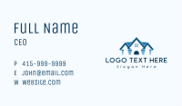 Blue Mansion Roof Business Card Image Preview