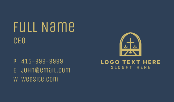 Cross Chapel Preaching Business Card Design Image Preview