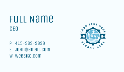 Water Plumbing Tools  Business Card Image Preview