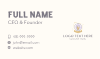 Light Bulb Badge  Business Card Image Preview