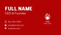 Oriental Fast Food Bowl  Business Card Design