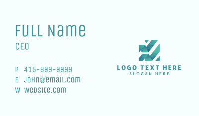 Generic Square Business Business Card Image Preview