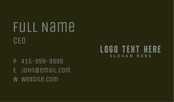 Generic Brand Enterprise Business Card Design Image Preview