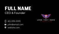 Gaming Skull Wings Business Card Image Preview