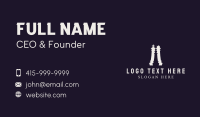 Chess Piece Board Game Business Card Design