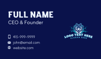 Lightning Shield Wolf Business Card Image Preview