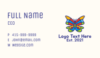 Psychedelic Butterfly Business Card Image Preview
