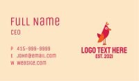 Cute Cartoon Bird Business Card Image Preview