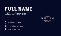 Generic Shapes Wordmark Business Card Image Preview