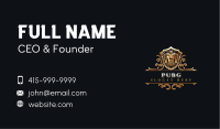 Lion Shield Crest Business Card Image Preview