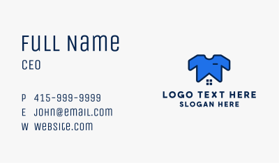 Tshirt Laundry House Business Card Image Preview