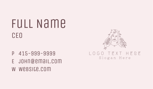 Beauty Woman Salon   Business Card Design Image Preview