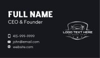 Auto Garage Shield Business Card Image Preview