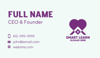Big Heart House Business Card Image Preview