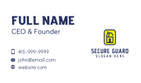 House Padlock Keyhole Business Card Image Preview